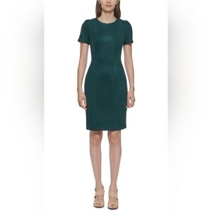 Calvin Klein Elegant Green Midi Dress